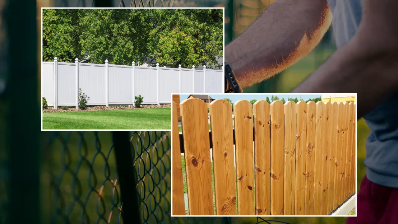 backyard fence installation